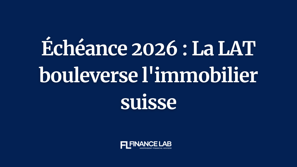 La LAT : La révolution silencieuse qui redessine la carte immobilière suisse