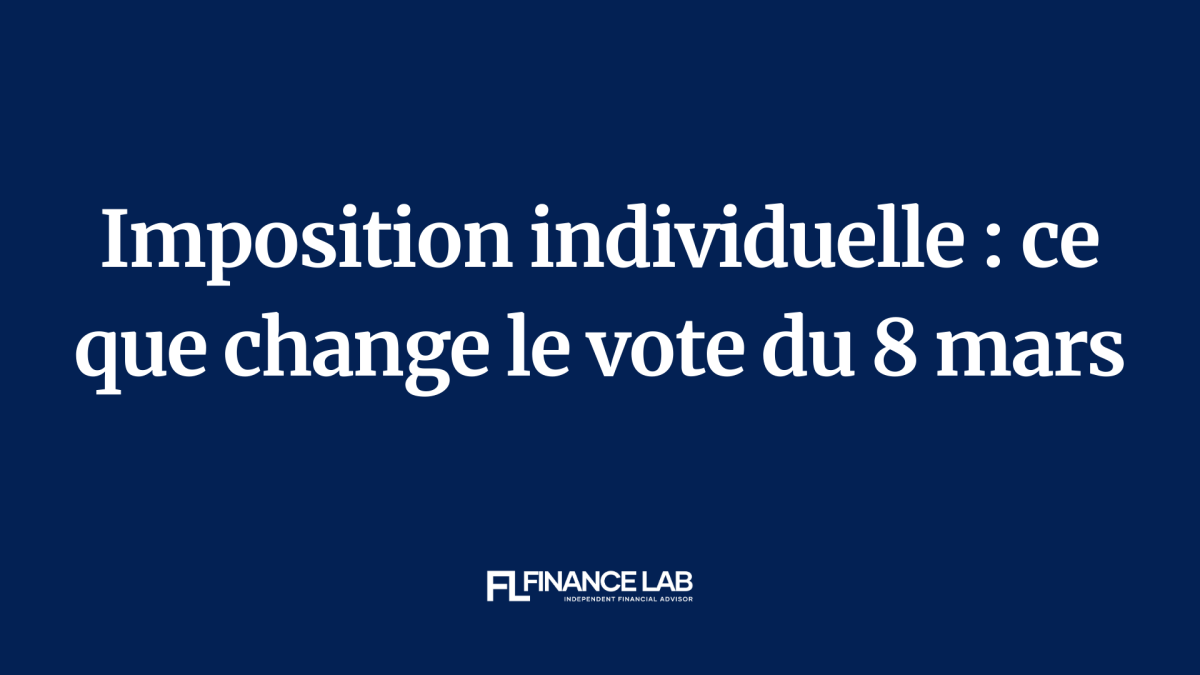 Imposition individuelle : ce qui change pour votre fiscalité